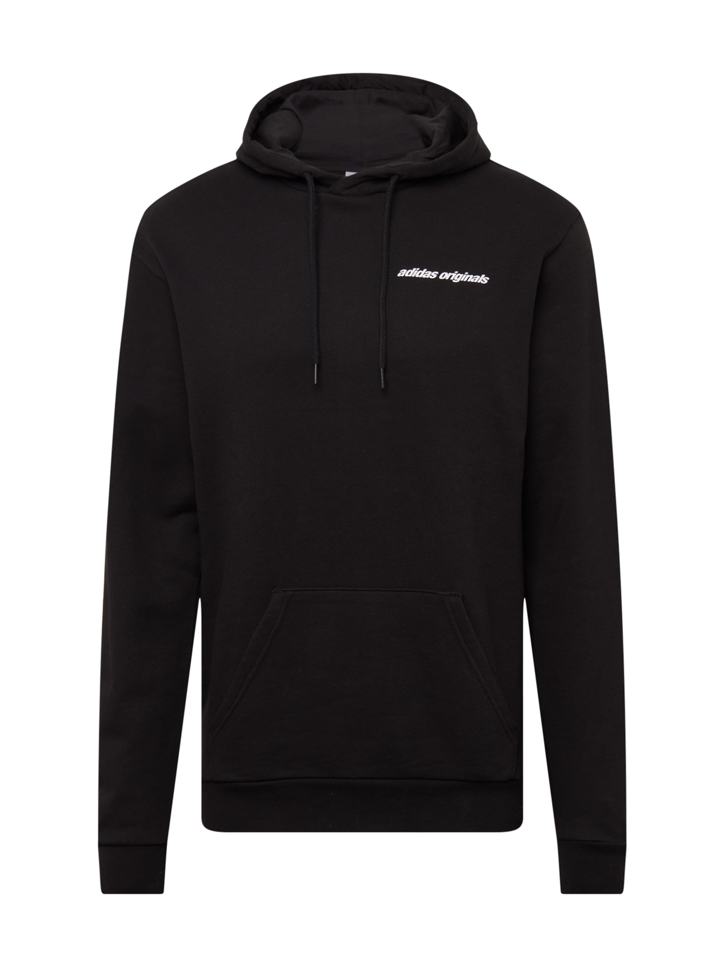 ADIDAS ORIGINALS Sweatshirt 'Graphics Y2K' in Black: front