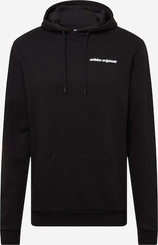 melns ADIDAS ORIGINALS Sportisks džemperis 'Graphics Y2K': no priekšpuses