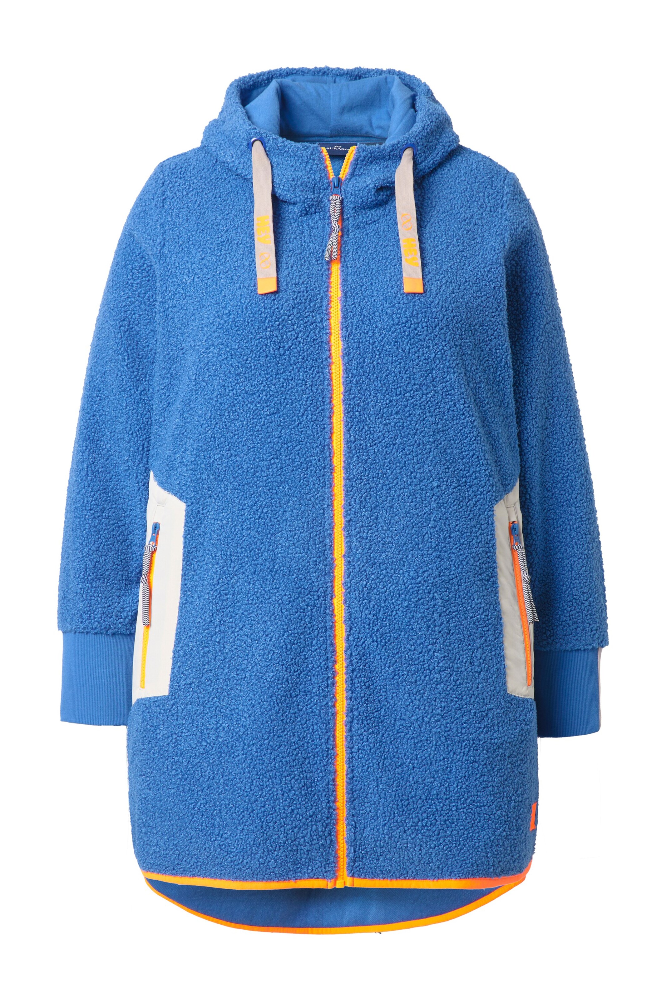 LAURASØN Sweatvest in Blauw: voorkant