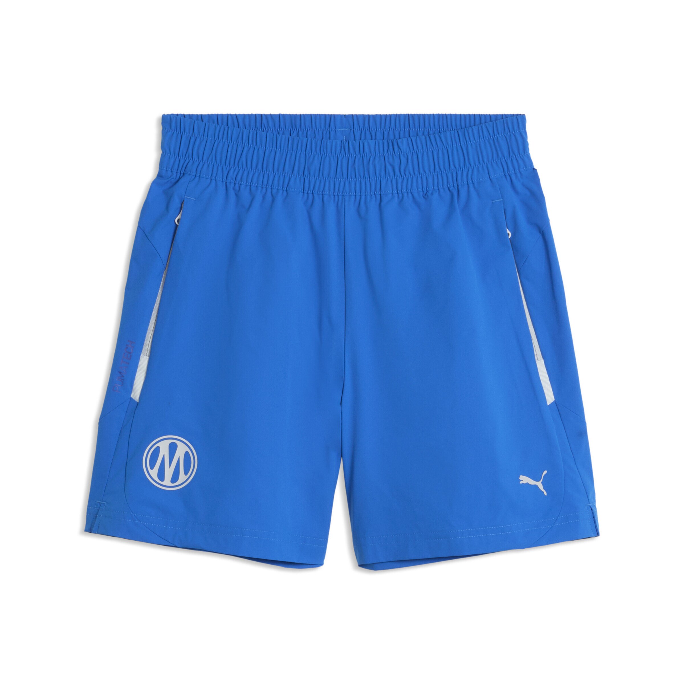 PUMA Loosefit Sportbroek 'Olympique De Marseille Pumatech' in Blauw: voorkant
