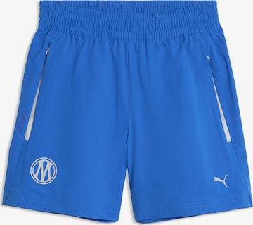 PUMA Loose fit Sports trousers 'Olympique De Marseille Pumatech' in Blue: front