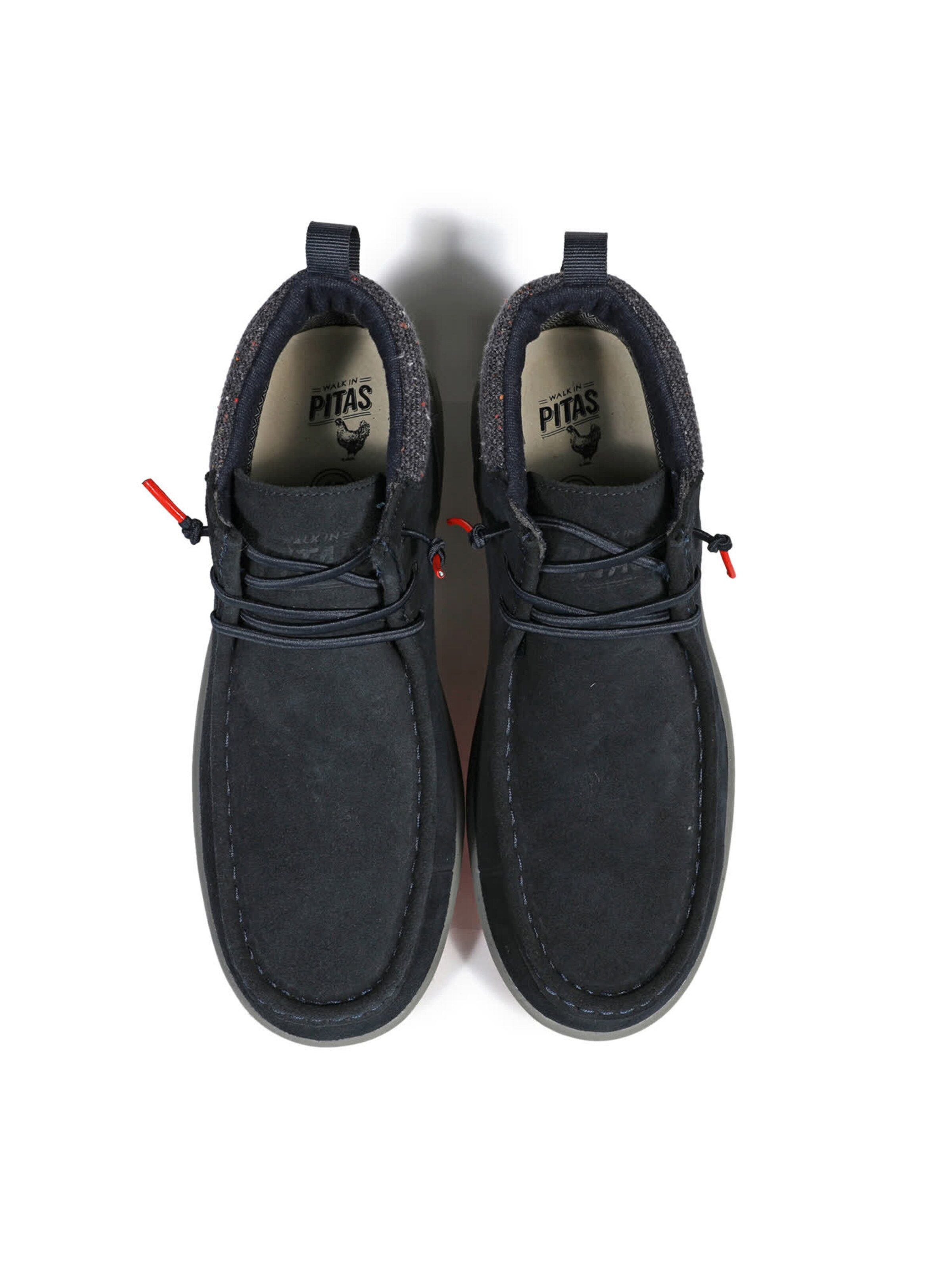 Walk In Pitas - Botas chukka 'Baikal' em azul: topo