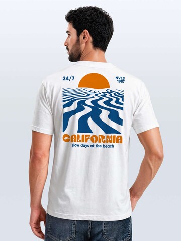 Neverless Shirt 'California Sunset' in White
