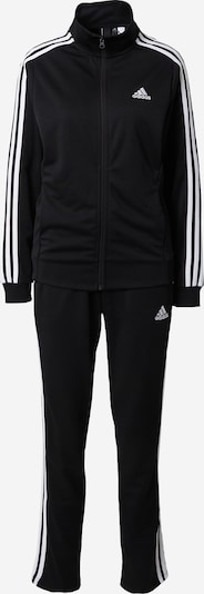 ADIDAS SPORTSWEAR Survêtement '3-Stripes Double' en noir / blanc, Vue avec produit