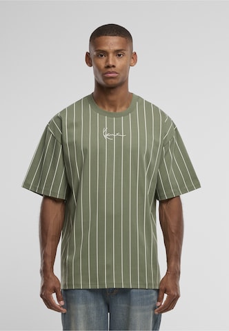 Karl Kani Shirt 'Essential' in Groen: voorkant