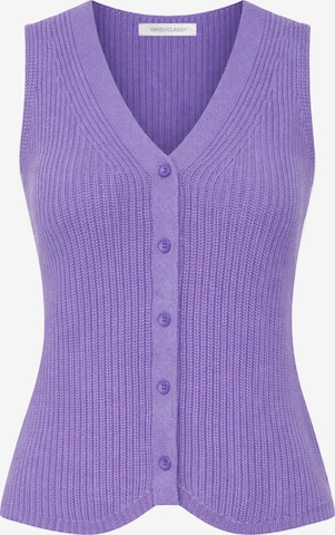 SASSYCLASSY Sticktop in Lila: Vorderseite