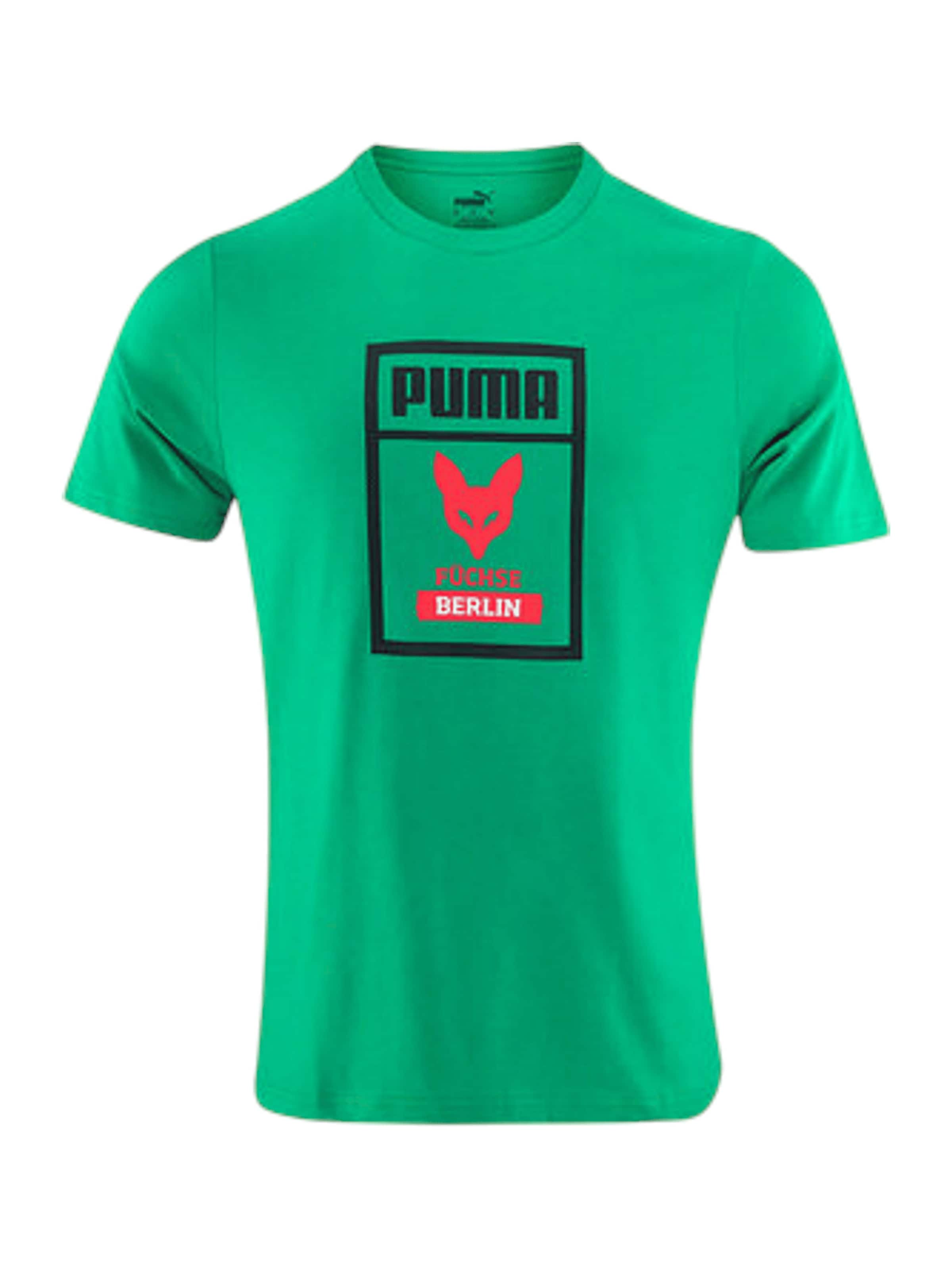 PUMA Majica 'Fux' | zelena barva: sprednja stran