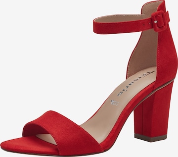 TAMARIS Sandals in Red: front