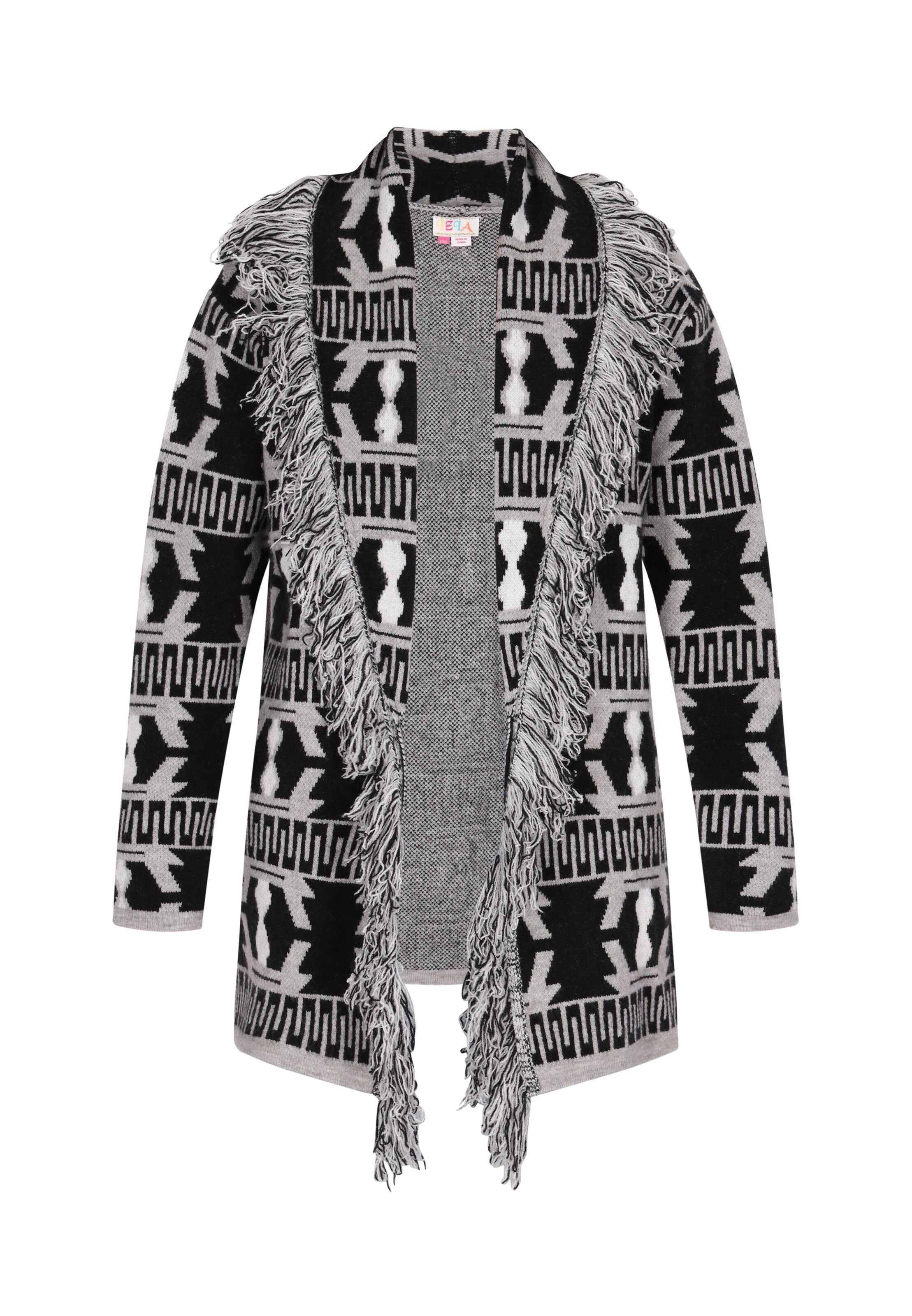 IZIA Gebreid vest in Gemengde kleuren: voorkant