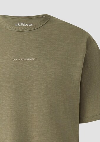 T-Shirt s.Oliver en vert