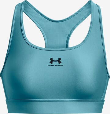 UNDER ARMOUR Bustier Sport bh in Blauw: voorkant