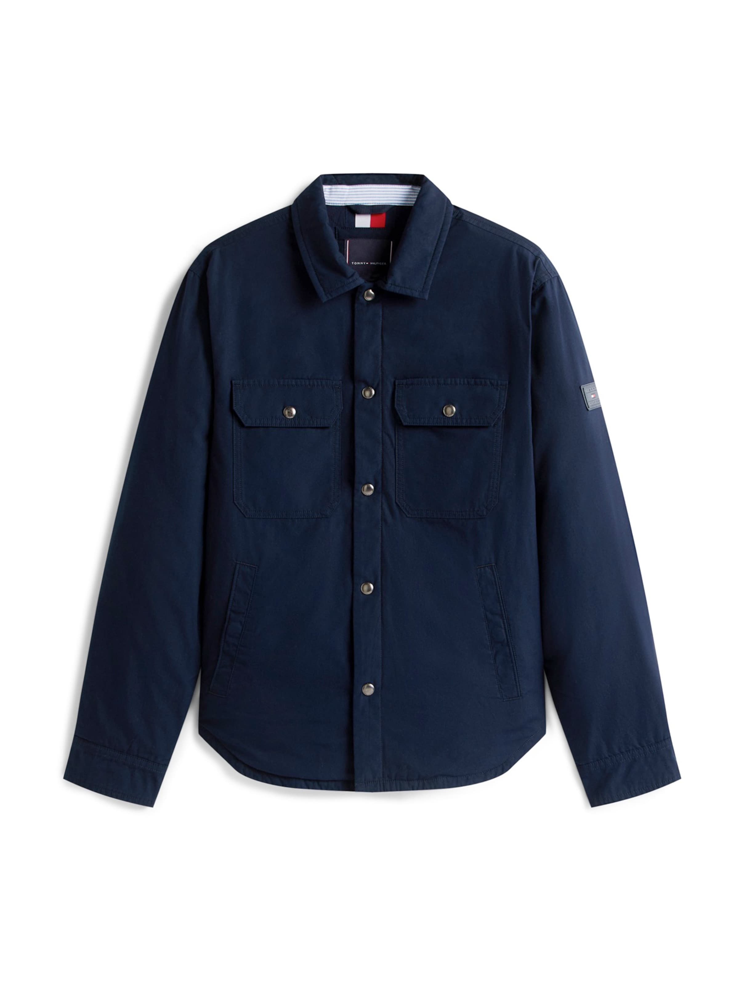TOMMY HILFIGER Between-season jacket in Blue: front