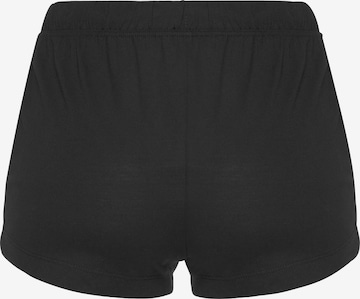 LASCANA Pyjamashorts in Schwarz