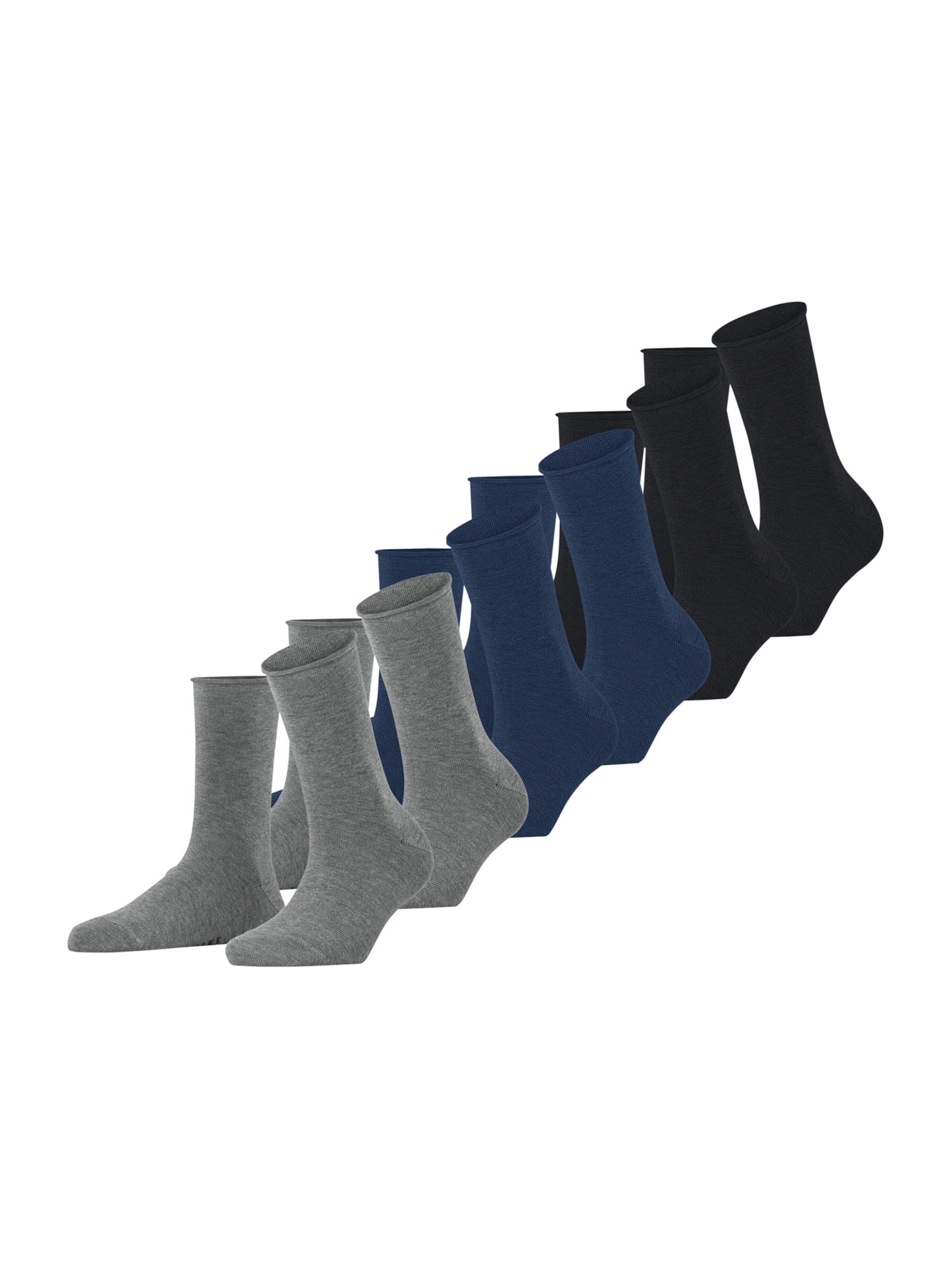 FALKE Socks 'Happy Bundle' in Blue: front