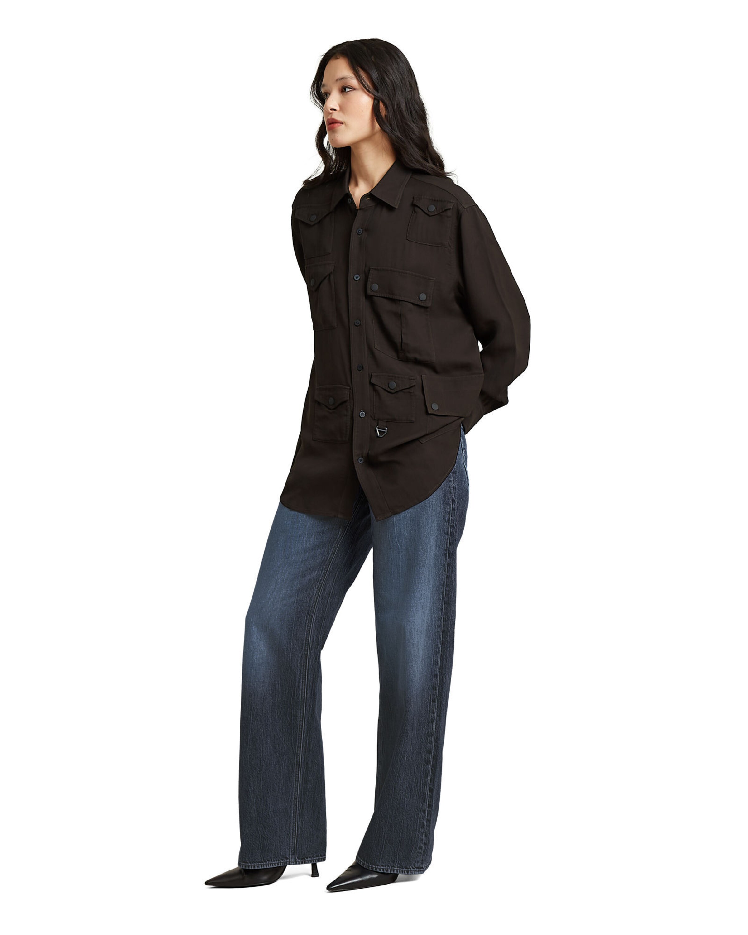 G-STAR Blouse in Bruin