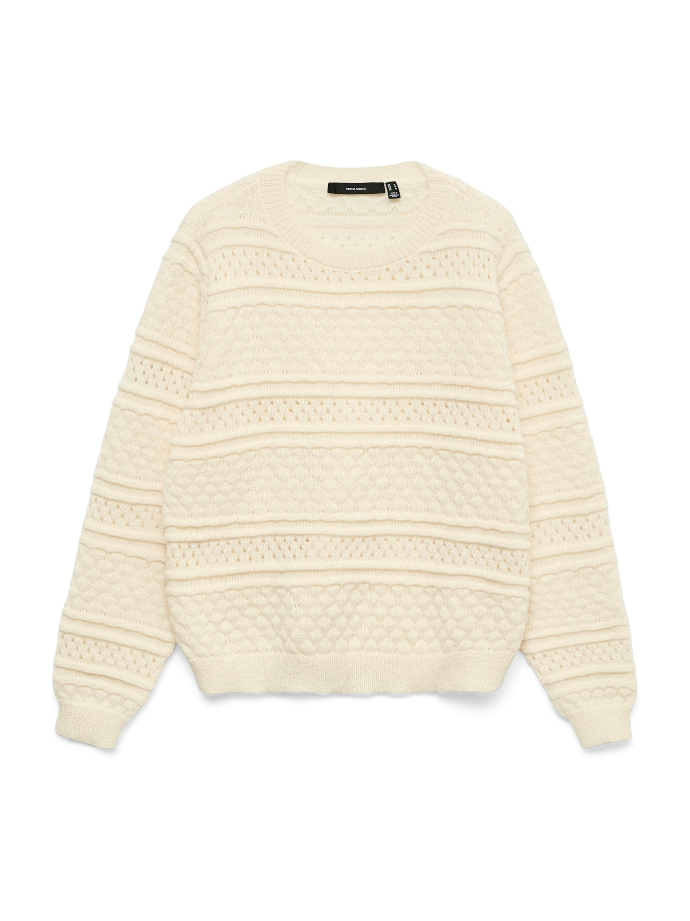 VERO MODA Pulóver 'VMLEO' - bézs: elől