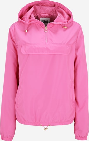 Urban Classics Between-season jacket in Pink: front