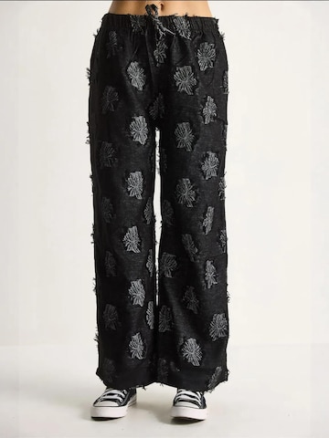 Bianco Lucci Hausanzug 'Zweiteiliges Set'‌‌‌‌‌‌‌‌ in Schwarz