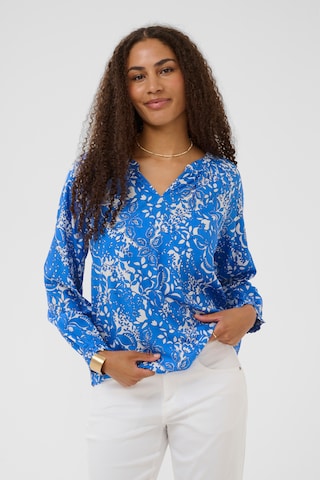 zils Cream Blūze 'CRTiah': no priekšpuses