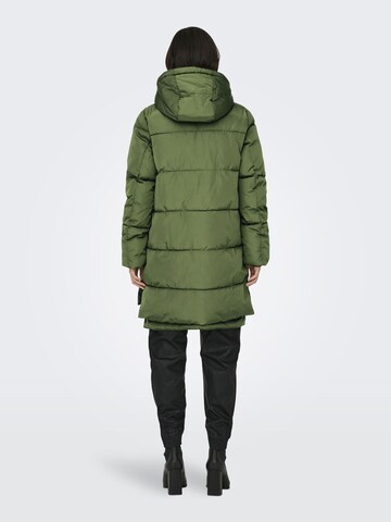 ONLY Winter Coat in Green