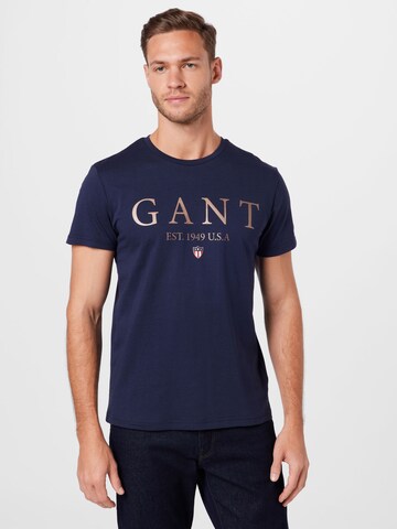 GANT T-Shirt in Blau: Vorderseite