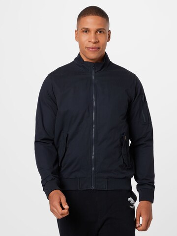 WRANGLER Tussenjas 'Harrington' in Blauw: voorkant