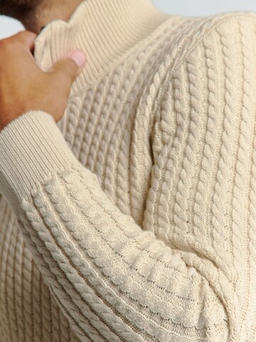 No Excess Sweater in White