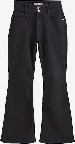 Next Flared Jeans in Black: front