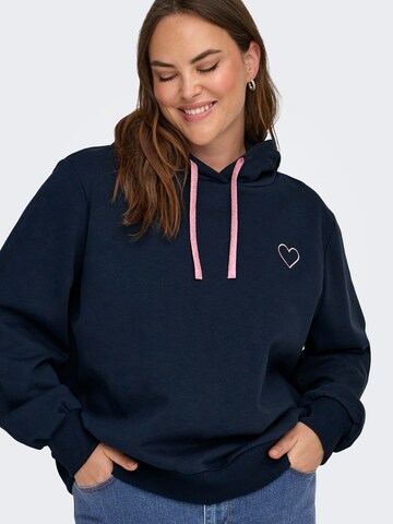 ONLY Carmakoma Sweatshirt in Blau