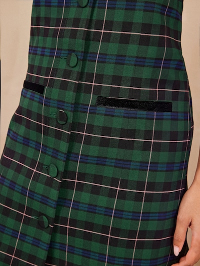 love & roses Shirt Dress in 48 in Dark blue / Reed / Dark green, Item view