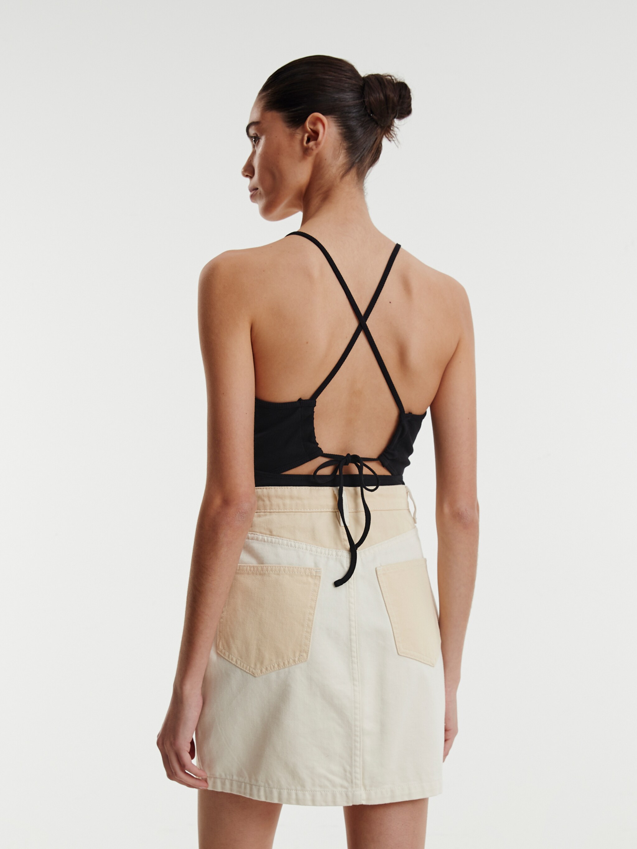 EDITED Producten Shirt body 'Luca' Zwart