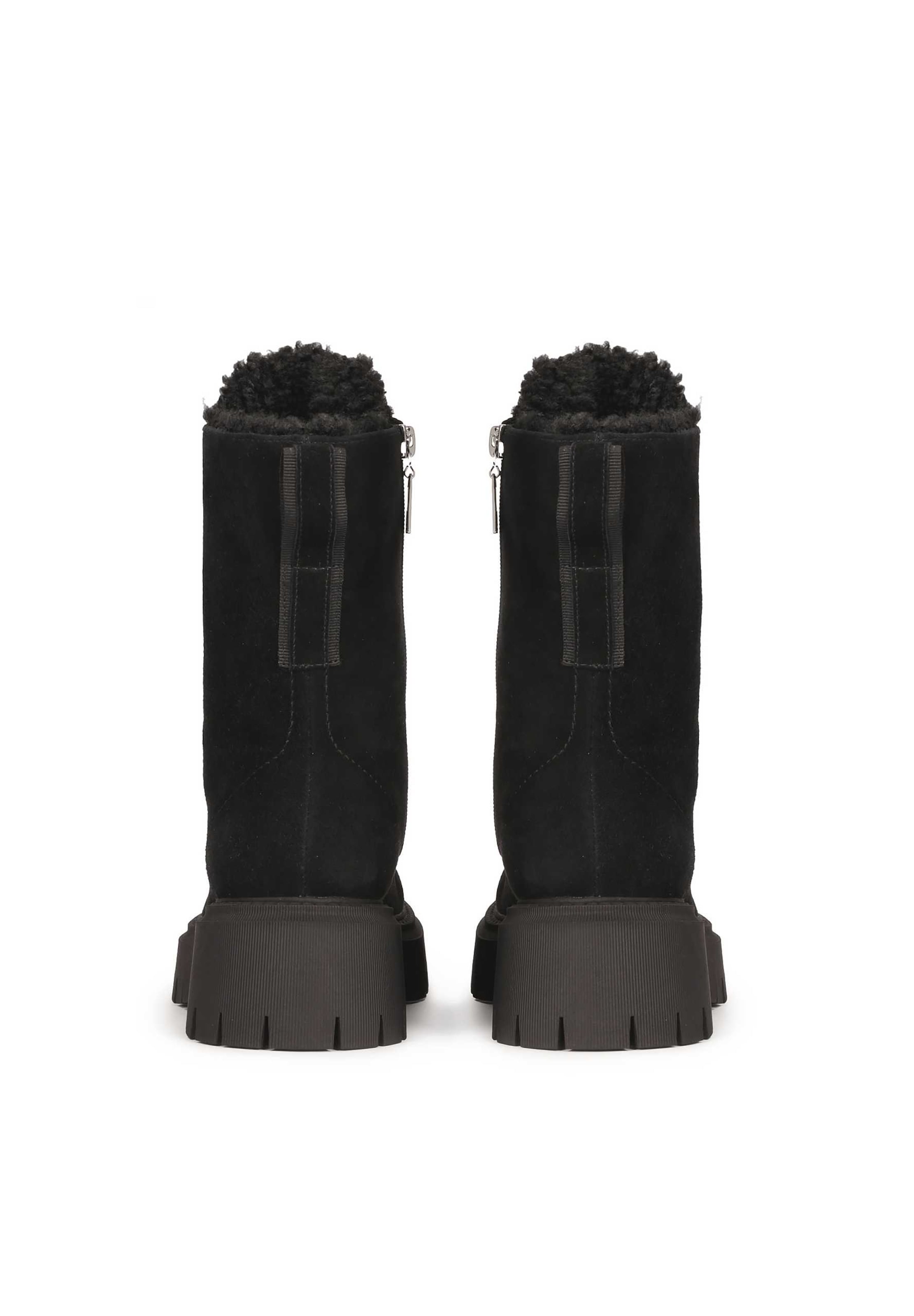 Kazar Μποτάκι με κορδόνια σε μαύρο