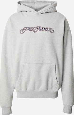 PegadorSweater majica 'Magten' - siva boja: prednji dio