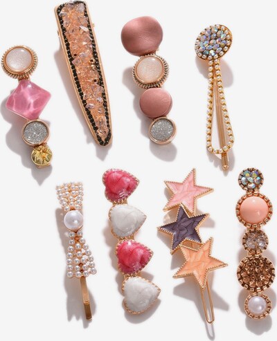 SOHI Hair Jewelry 'Cheryl' in Gold / Dusky pink / Melon / Pearl white, Item view