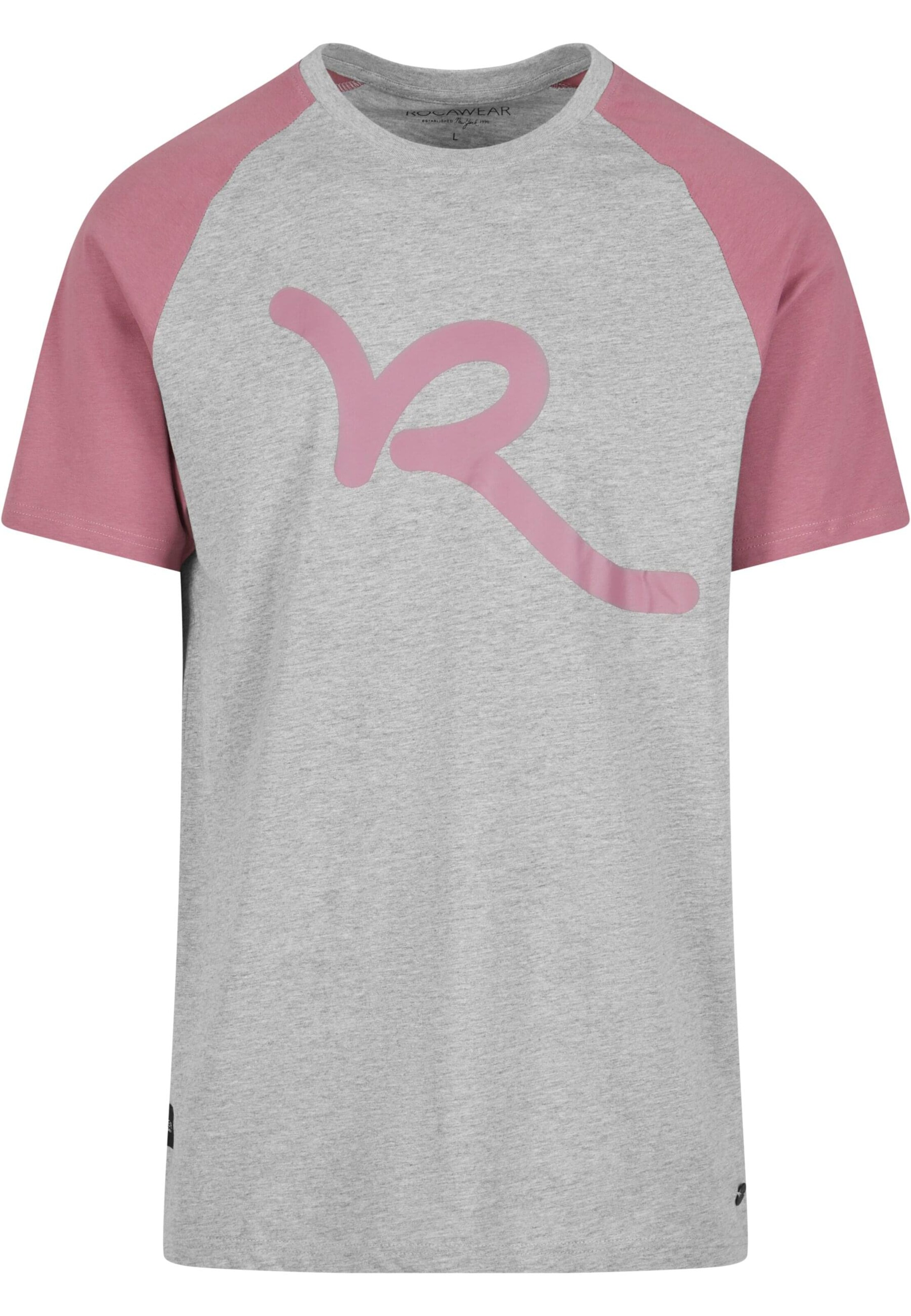 ROCAWEAR Tričko 'Bigs' – šedá: přední strana