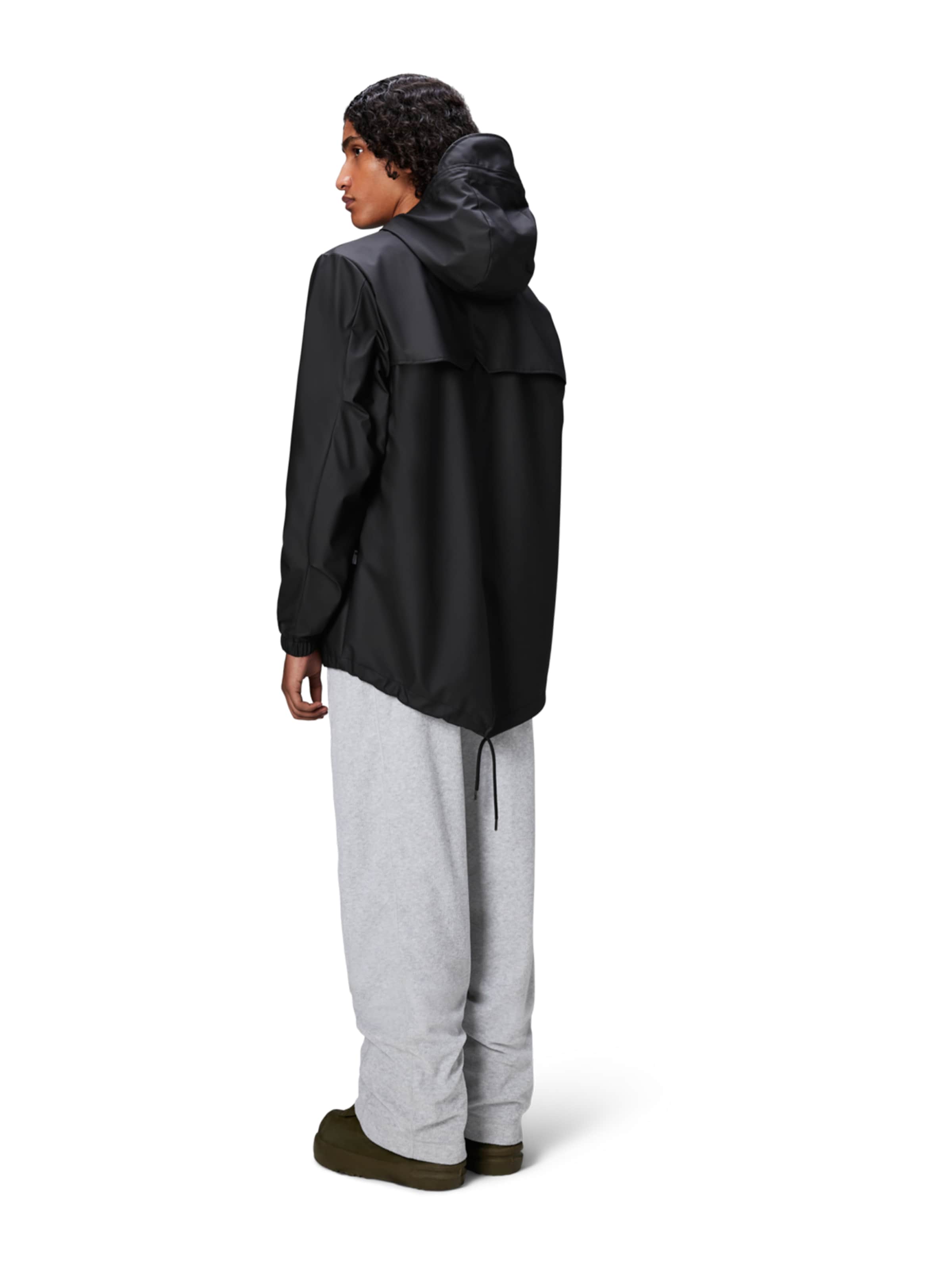 RAINS Функционално яке в черно