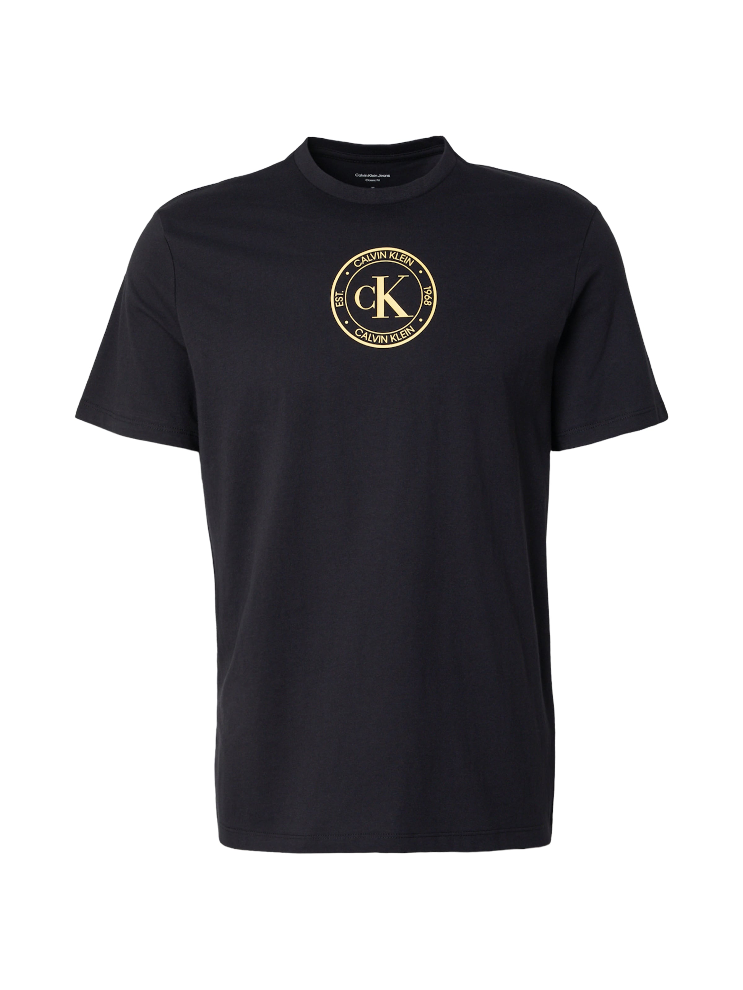T-Shirt Calvin Klein Jeans en noir : devant