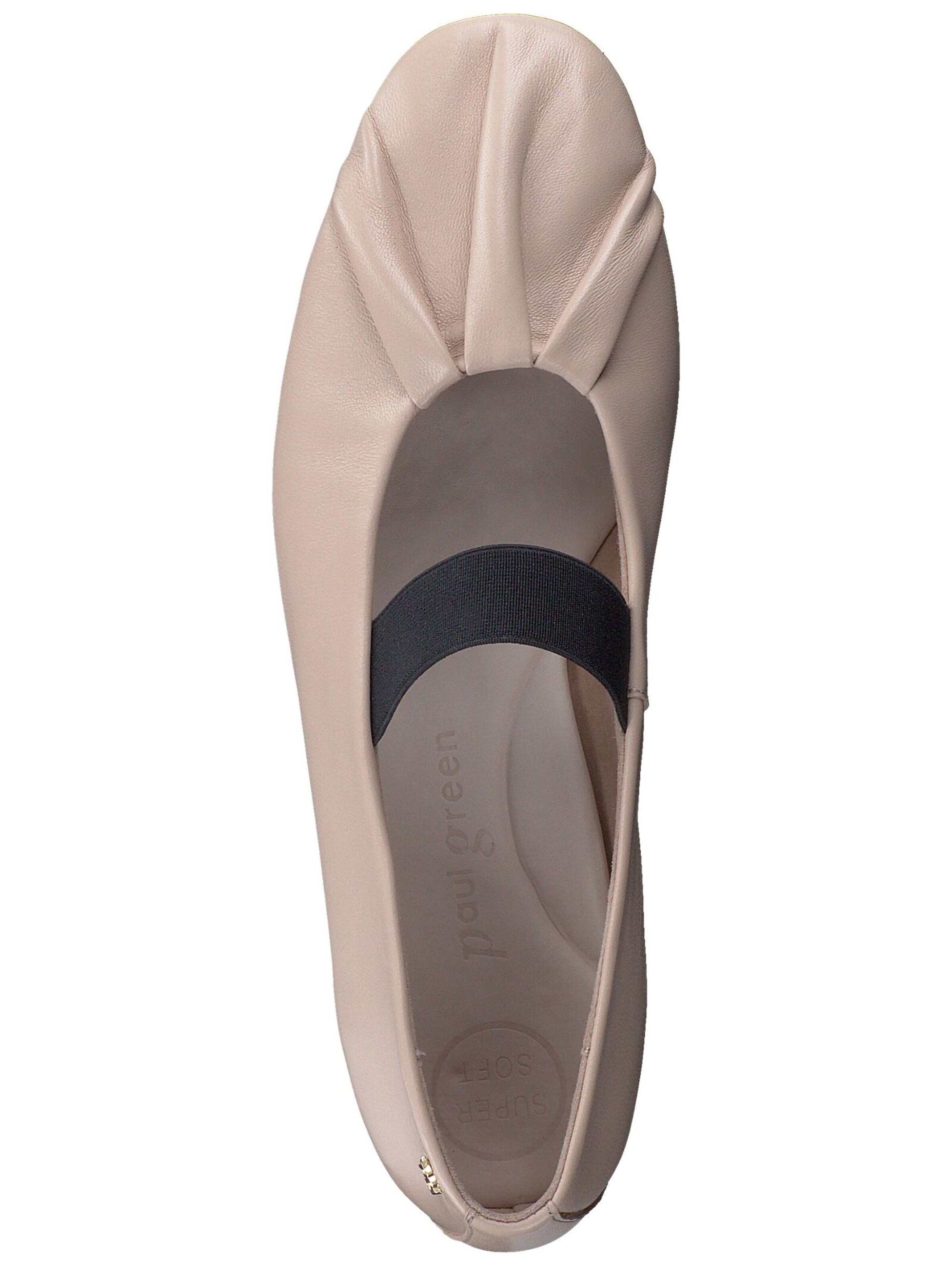 Paul Green Ballerina met riempjes in Beige