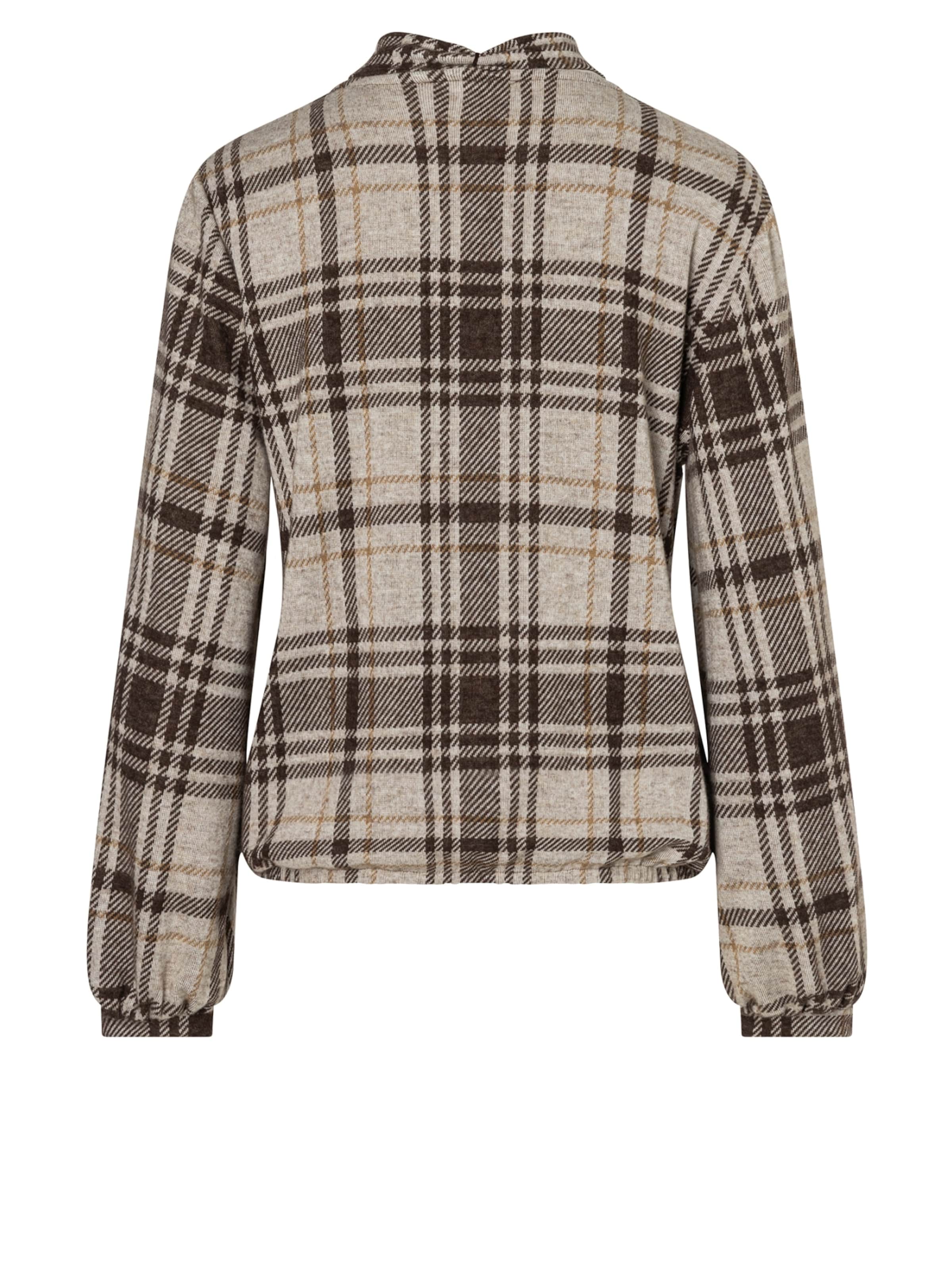 Ana Alcazar Shirt ' Enlove ' in Brown