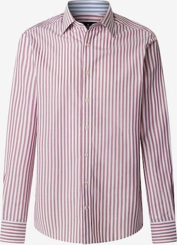 Hackett London Hemd 'Soft Bengal' in Rot: Vorderseite