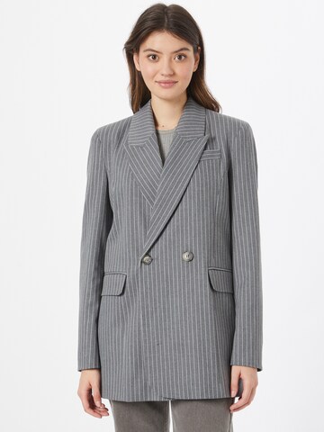 River Island Blazer in Grey: front