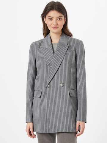 River Island Blazer in Grey: front