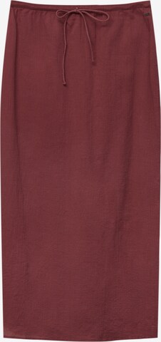 Pull&Bear Skirt in Red: front