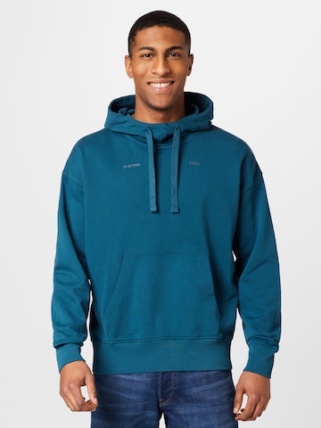 G-Star RAW Sweatshirt in Blauw: voorkant