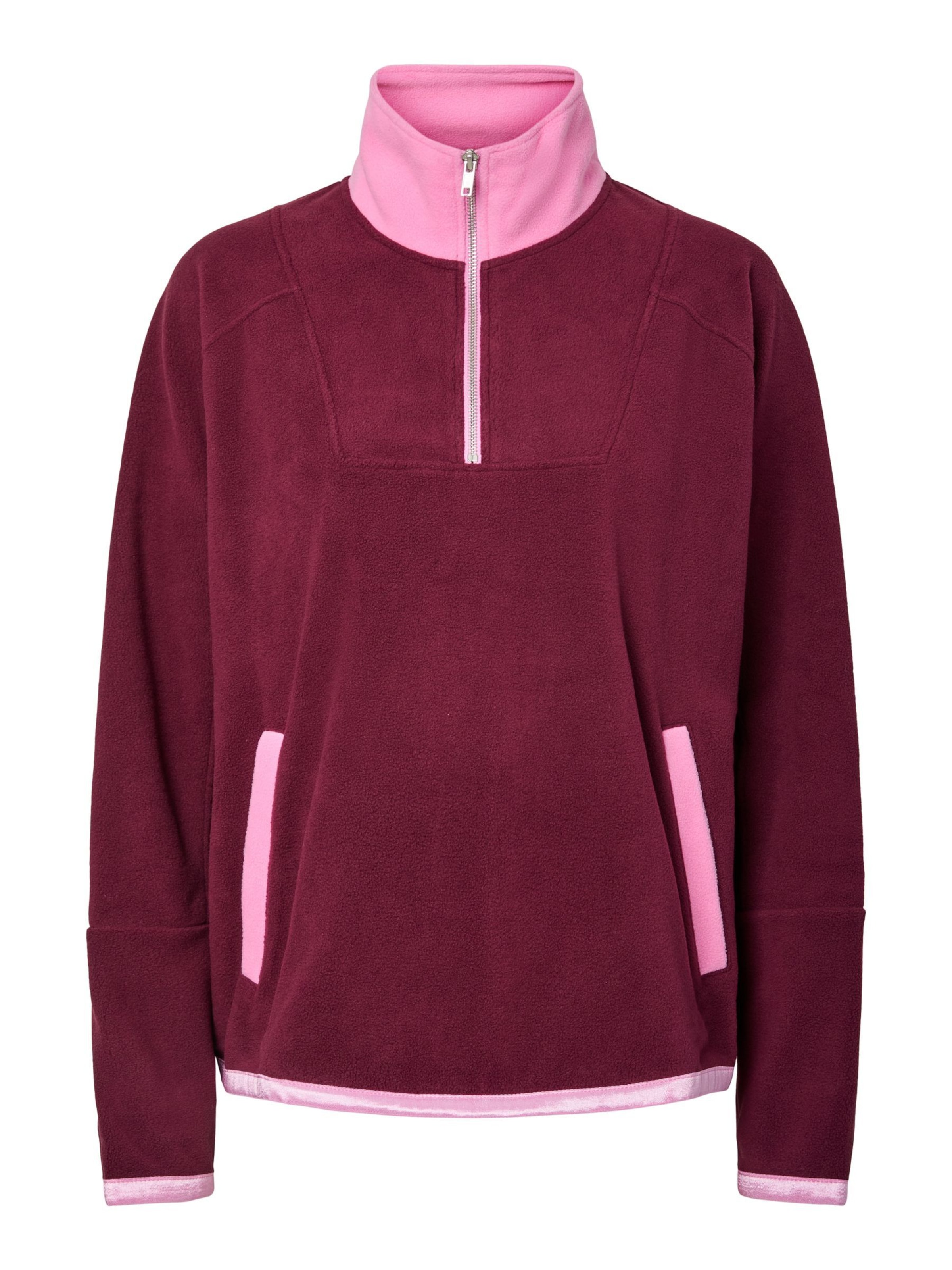 PIECES - Chaqueta polar 'PCDebz ' en rojo: frente