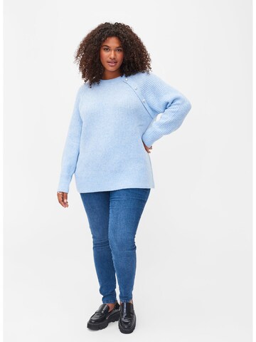 Zizzi Pullover in Blau