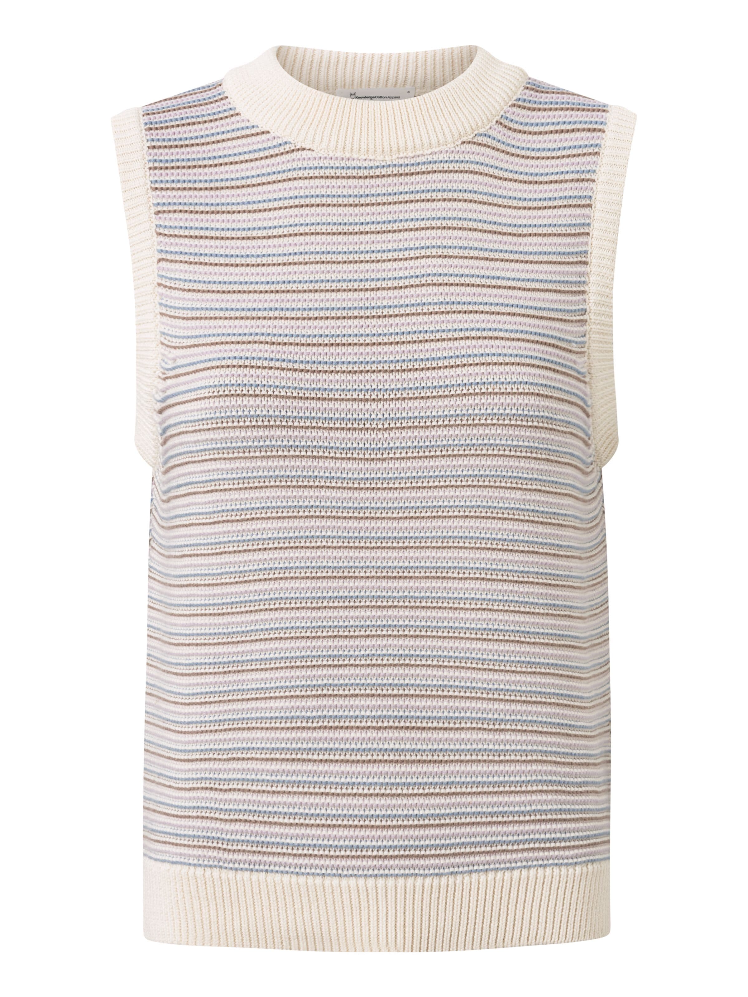 KnowledgeCotton Apparel Pullover in Beige: Vorderseite