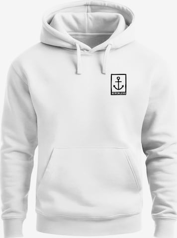 Neverless Sweatshirt 'Anker Badge' in Weiß: Vorderseite