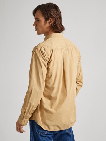 Coupe regular Chemise 'Prince' Pepe Jeans en beige