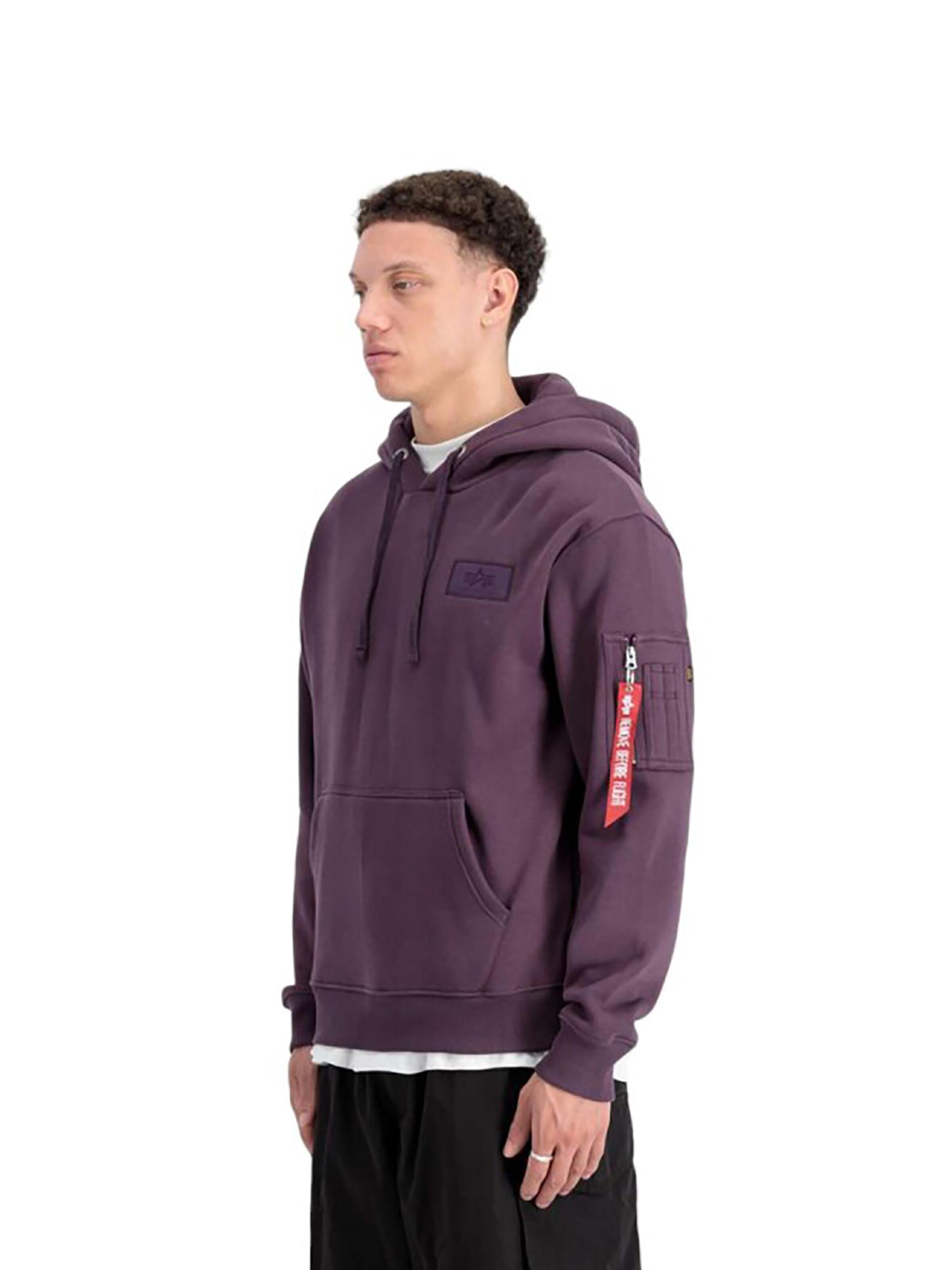 ALPHA INDUSTRIES Sweatshirt in Lila